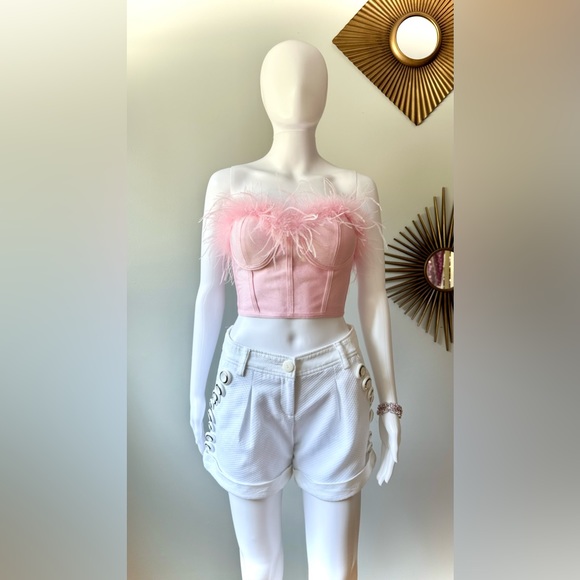 Superdown- Ramona Bustier Top Pink - Picture 2 of 8